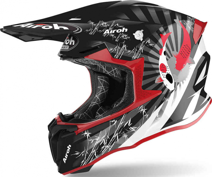 Шлем кроссовый AIROH Twist 2.0 Katana Red фото 1