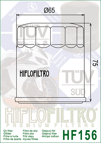 Фильтр масляный HIFLO FILTRO HF156 фото 2