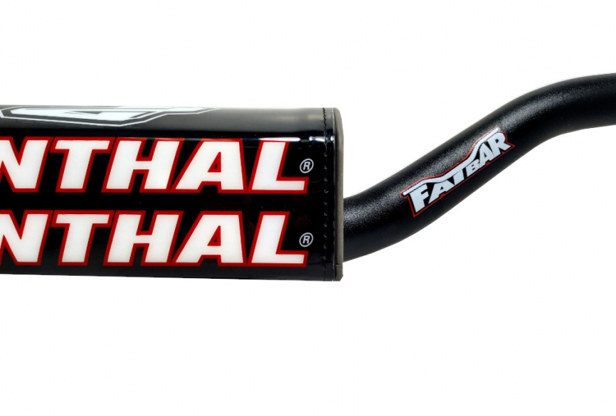 Руль RENTHAL FATBAR Villipoto Stewart 827-01-BU (811x92мм) Черный фото 3