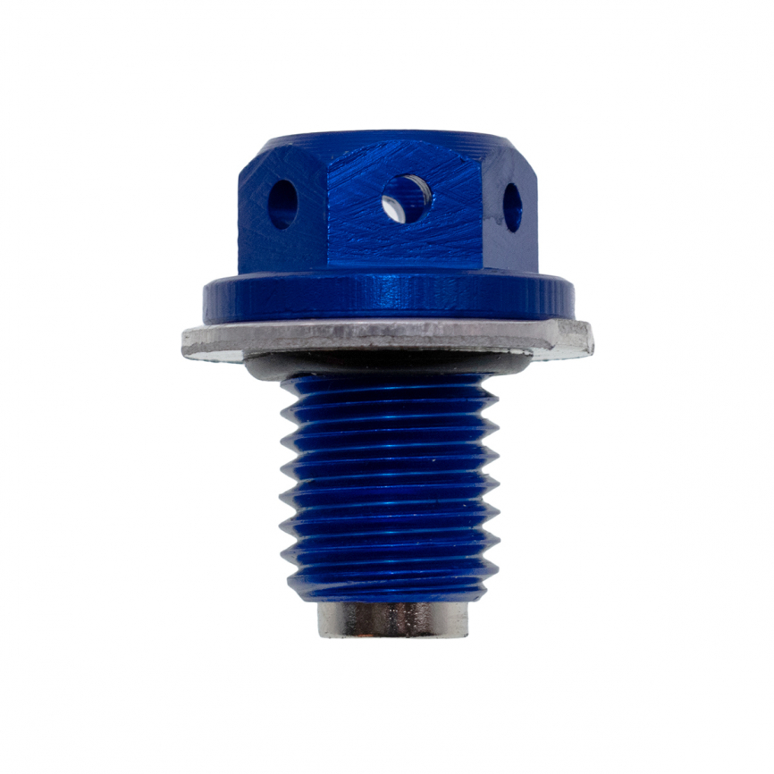 Болт слива масла с магнитом CNC M12x1.5 фото 4