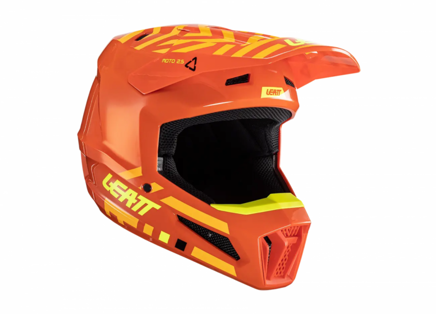 Шлем кроссовый LEATT 2.5 V24 Citrus фото 1