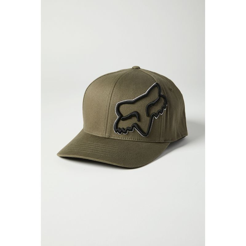 Бейсболка Fox Ellipsoid Flexfit Hat Olive Green фото 1