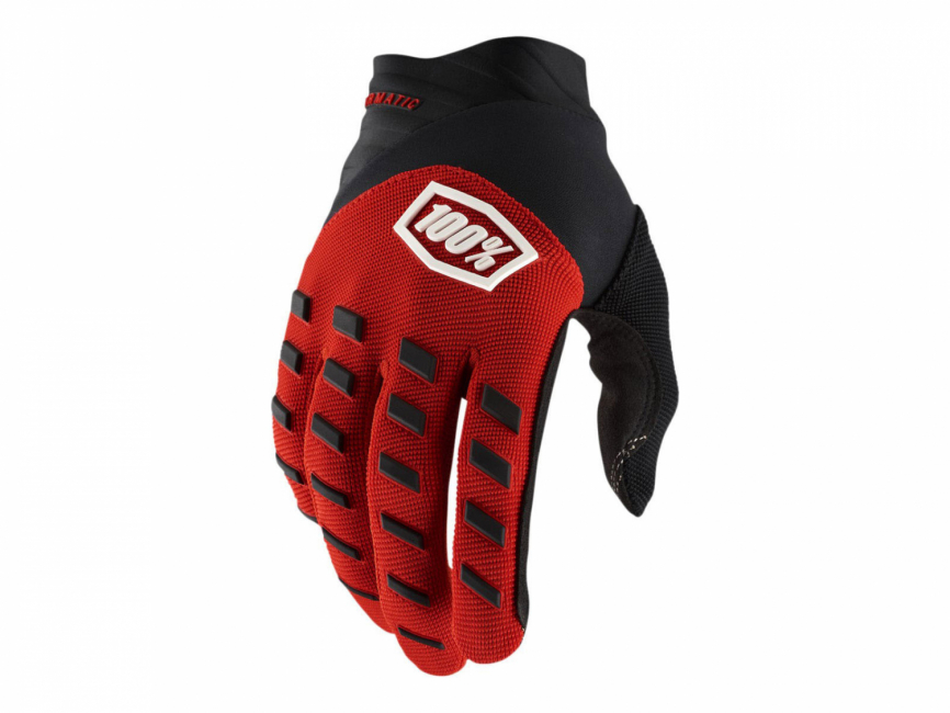 Перчатки 100% Airmatic Red / Black фото 1