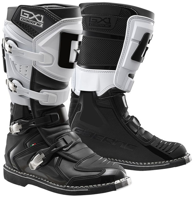 Мотоботы GAERNE GX-1 Goodyear Бело-Черные фото 1