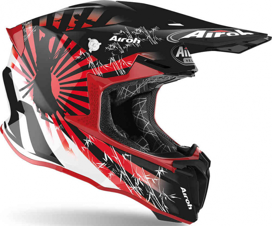Шлем кроссовый AIROH Twist 2.0 Katana Red фото 2