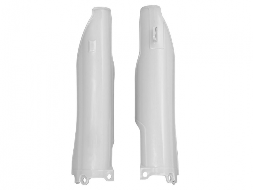 Защита вилки R-Tech KX250F-450 06-08, KX125-250 07-08, KLX450R 07-16 белая фото 1