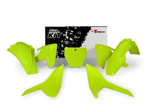 Комплект пластика на Husqvarna TC125, FC250-450 16-18/ TC-TX250-300/FS-FX350-450 17-18NEON YELLOW фото 1