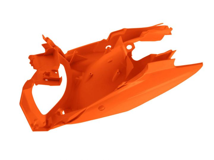 Боковины задние с корпусом возд. фильтр R-TECH KTM SX/SXF 13-15 # SX250 13-16 # EXC-EXCF 12-16 оранж фото 1