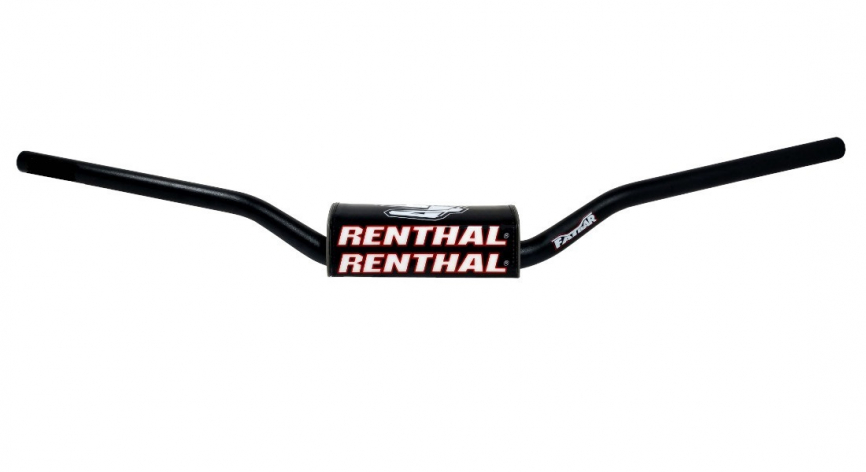 Руль RENTHAL FATBAR Villipoto Stewart 827-01-BU (811x92мм) Черный фото 1
