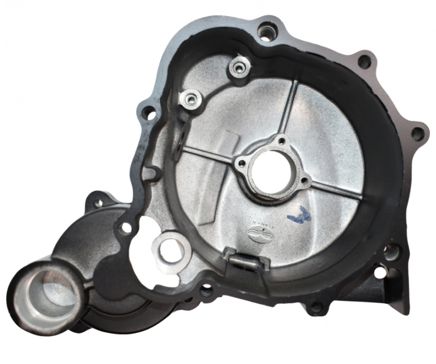 Крышка левого картера двигателя Senke RM/SK125, SK150-5/20 фото 2