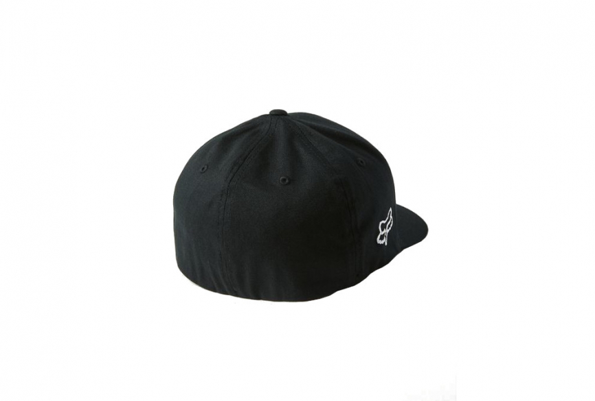Бейсболка Fox Down N' Dirty Flexfit Hat Черно-Белая фото 3