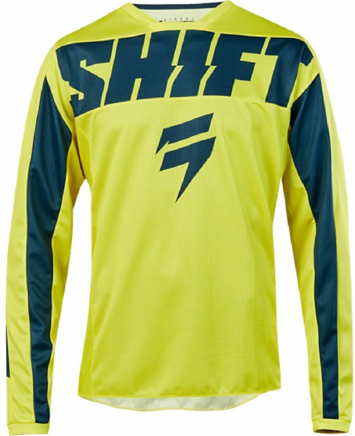 Джерси SHIFT Whit3 York Jersey Yellow/Navy M фото 1