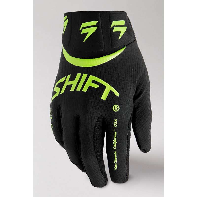 Перчатки подростковые SHIFT White Label Bliss Flow Yellow фото 1