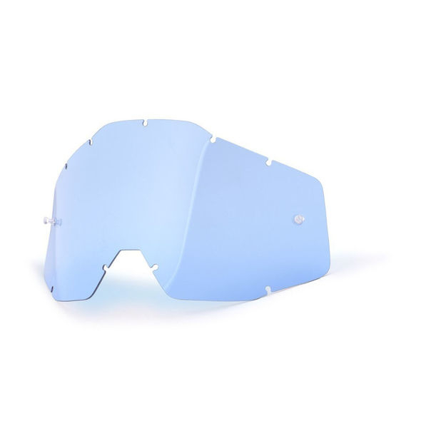 Линза 100% Race / Accuri / Strata anti-fog blue фото 1