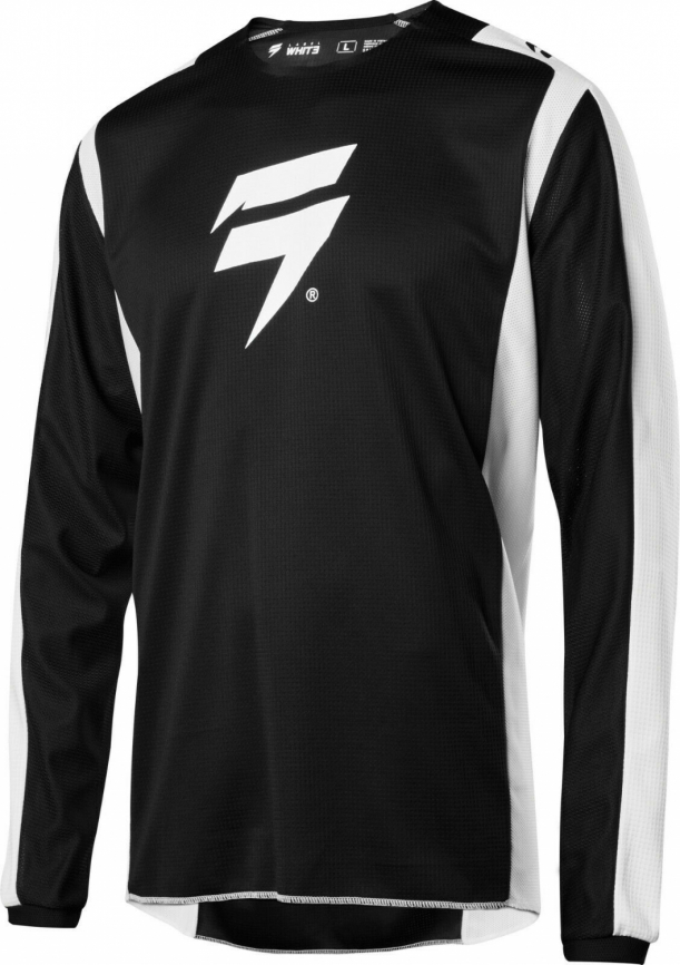 Джерси SHIFT Whit3 Label Race 2 White/Black  L фото 1