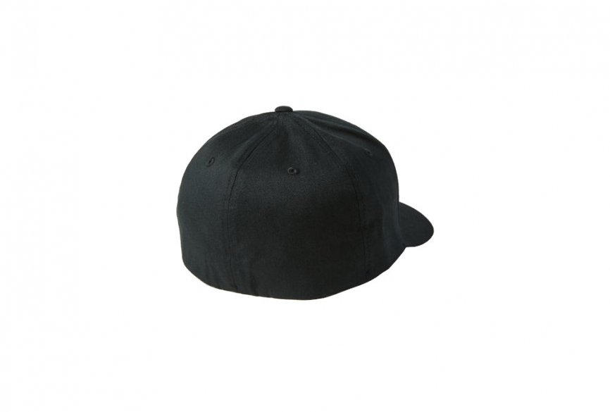 Бейсболка Fox Emblem Flexfit Hat Черная фото 2