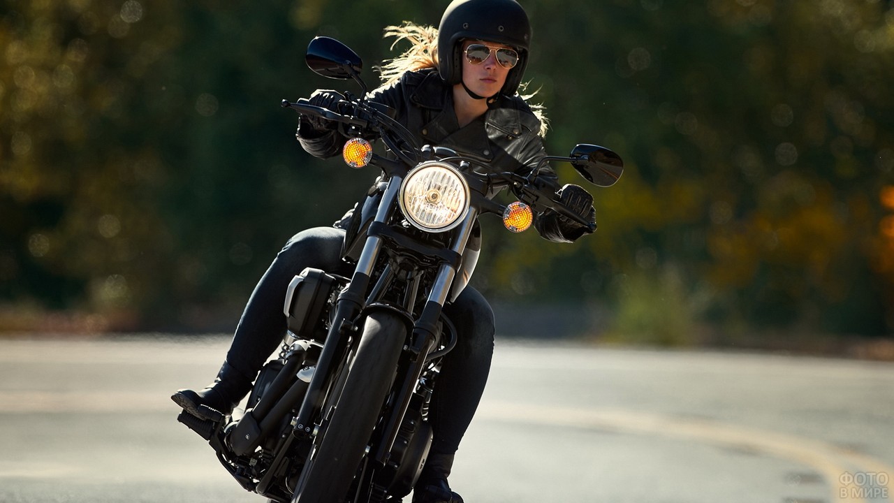 Как подобрать мотоцикл для девушки